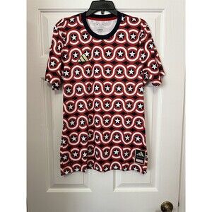 Adidas MLS x Marvel Captain America Soccer Jersey HT3237 Slim Fit Mens Size M